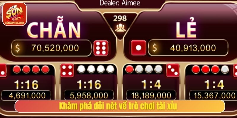 Khám phá đôi nét về trò chơi tài xỉu