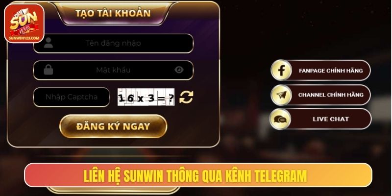 Liên hệ Sunwin qua Telegram giải quyết vấn đề triệt để