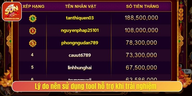 Lý do nên sử dụng tool hỗ trợ khi trải nghiệm