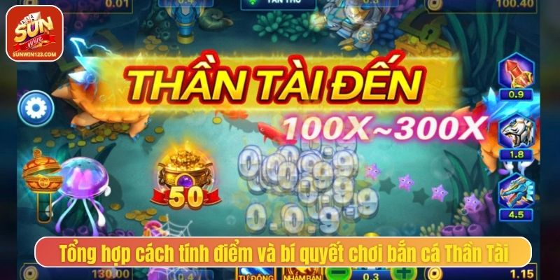 Tổng hợp cách tính điểm và bí quyết chơi bắn cá thần tài