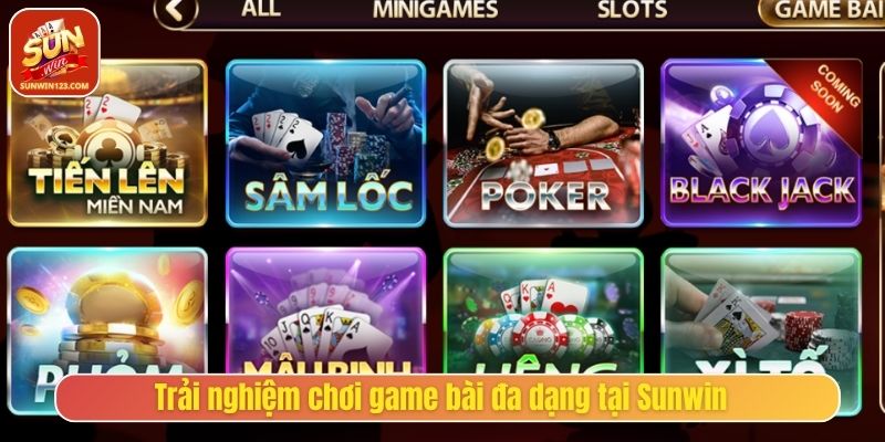 Trải nghiệm game bài chân thực, sống động tại Sunwin